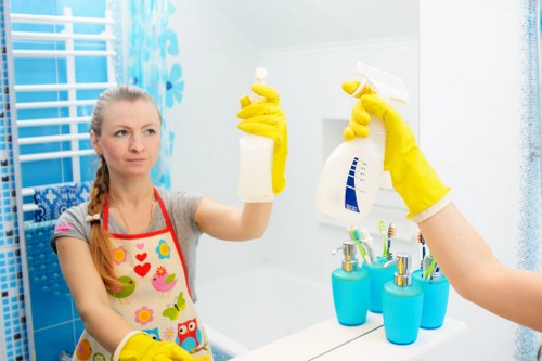 Professional carpet cleaning in a Forestdale living room