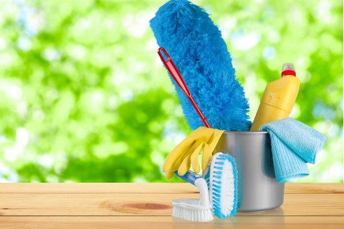 Carpet cleaner preparing equipment with safety in mind