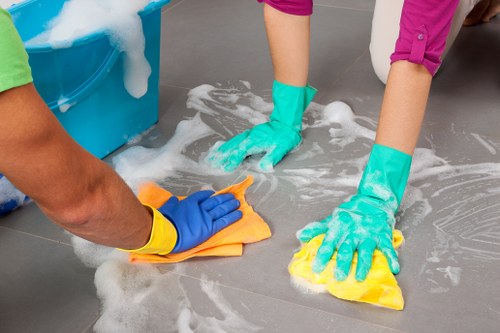 Forestdale Carpet Cleaners staff maintaining safe cleaning practices