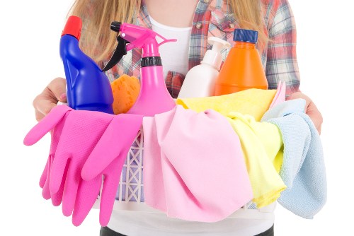 Hot water extraction method used for carpet cleaning in Forestdale