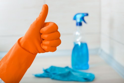Professional curtain cleaning removing dust and allergens from fabric curtains